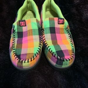 Woman’s dc multicolored moccasins